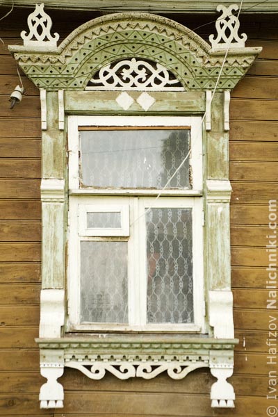 Резной деревянный наличник Мышкина Ярославкой области