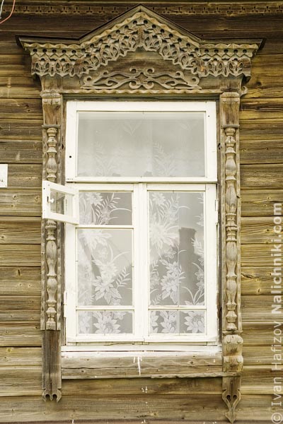 Резной деревянный наличник Мышкина Ярославкой области