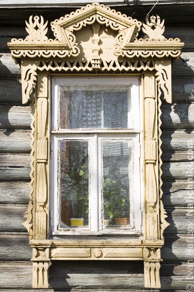 Традиционные наличники Коврова Владимирской области