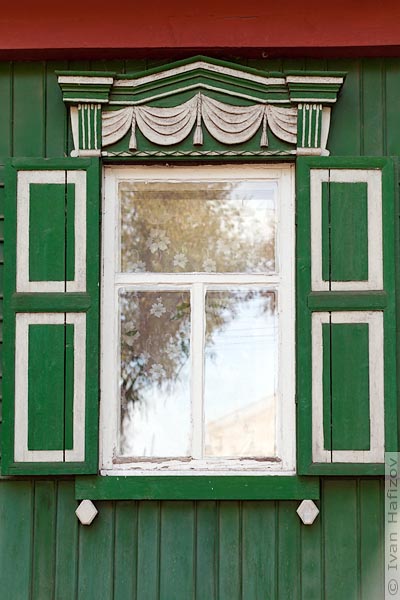 Деревянный оконный наличник города Балашов